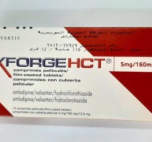 Exforge HCT - اكسفورج اتش سي تي 5/160/12.5 مجم 14 قرص