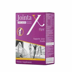 a purple box with white text and a picture of legs