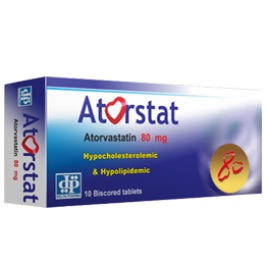 Atorstat 80mg - اتورستات 80 مجم 10 قرص قابل للتقسيم