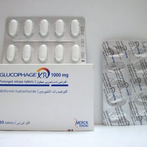 GLUCOPHAGE XR 1000MG 30 TABS. - جلوكوفاج
